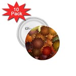 Flower Flora Decoration Pattern Drawing Floral 1.75  Buttons (10 pack)