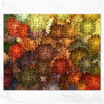 Flower Flora Decoration Pattern Drawing Floral Rectangular Jigsaw Puzzl