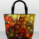 Flower Flora Decoration Pattern Drawing Floral Bucket Bag