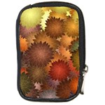 Flower Flora Decoration Pattern Drawing Floral Compact Camera Leather Case