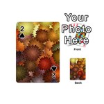 Flower Flora Decoration Pattern Drawing Floral Playing Cards 54 Designs (Mini)