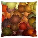 Flower Flora Decoration Pattern Drawing Floral Large Cushion Case (One Side)