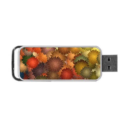 Flower Flora Decoration Pattern Drawing Floral Portable USB Flash (Two Sides) from ArtsNow.com Front