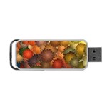 Flower Flora Decoration Pattern Drawing Floral Portable USB Flash (Two Sides)