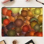 Flower Flora Decoration Pattern Drawing Floral Cosmetic Bag (XXXL)