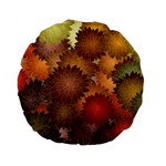 Flower Flora Decoration Pattern Drawing Floral Standard 15  Premium Round Cushions