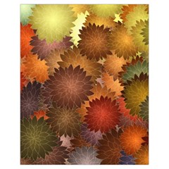 Flower Flora Decoration Pattern Drawing Floral Drawstring Pouch (XL) from ArtsNow.com Front