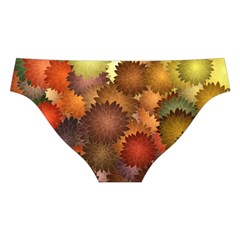 Flower Flora Decoration Pattern Drawing Floral Cross Back Hipster Bikini Set from ArtsNow.com Back Under