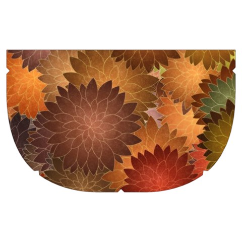 Flower Flora Decoration Pattern Drawing Floral Make Up Case (Medium) from ArtsNow.com Side Right