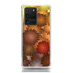 Flower Flora Decoration Pattern Drawing Floral Samsung Galaxy S20 Ultra 6.9 Inch TPU UV Case