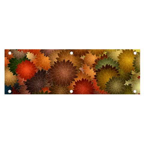 Flower Flora Decoration Pattern Drawing Floral Banner and Sign 6  x 2  from ArtsNow.com Front