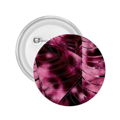 Flower Flora Decoration Pattern Drawing Leaves 2.25  Buttons from ArtsNow.com Front