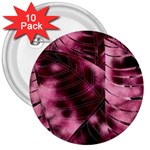 Flower Flora Decoration Pattern Drawing Leaves 3  Buttons (10 pack) 