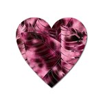 Flower Flora Decoration Pattern Drawing Leaves Heart Magnet