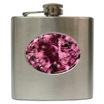 Flower Flora Decoration Pattern Drawing Leaves Hip Flask (6 oz)