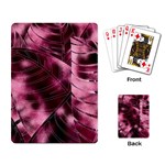 Flower Flora Decoration Pattern Drawing Leaves Playing Cards Single Design (Rectangle)