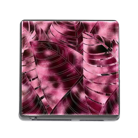 Flower Flora Decoration Pattern Drawing Leaves Memory Card Reader (Square 5 Slot) from ArtsNow.com Front