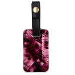 Flower Flora Decoration Pattern Drawing Leaves Luggage Tag (one side)