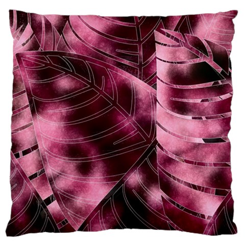 Flower Flora Decoration Pattern Drawing Leaves Large Cushion Case (One Side) from ArtsNow.com Front