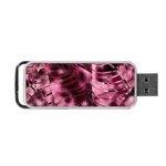 Flower Flora Decoration Pattern Drawing Leaves Portable USB Flash (One Side)