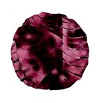 Flower Flora Decoration Pattern Drawing Leaves Standard 15  Premium Round Cushions