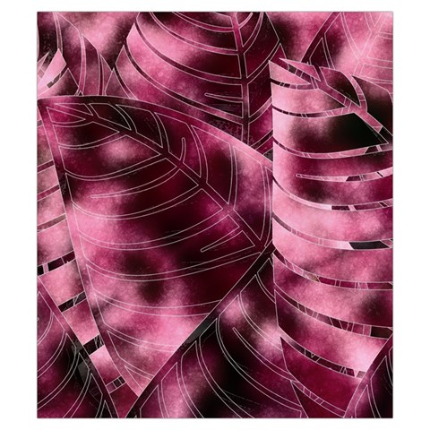 Flower Flora Decoration Pattern Drawing Leaves Drawstring Pouch (Small) from ArtsNow.com Front