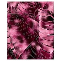 Flower Flora Decoration Pattern Drawing Leaves Drawstring Pouch (XL) from ArtsNow.com Back