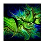 Fractal Art Pattern Abstract Fantasy Digital Tile Coaster