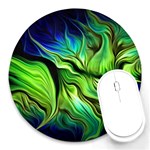 Fractal Art Pattern Abstract Fantasy Digital Round Mousepad