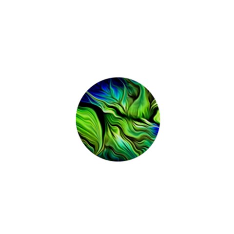 Fractal Art Pattern Abstract Fantasy Digital 1  Mini Buttons from ArtsNow.com Front