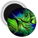 Fractal Art Pattern Abstract Fantasy Digital 3  Magnets