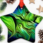 Fractal Art Pattern Abstract Fantasy Digital Ornament (Star)