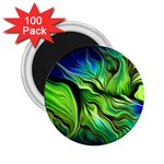 Fractal Art Pattern Abstract Fantasy Digital 2.25  Magnets (100 pack) 