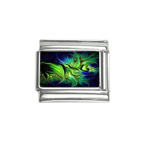 Fractal Art Pattern Abstract Fantasy Digital Italian Charm (9mm) from ArtsNow.com Front