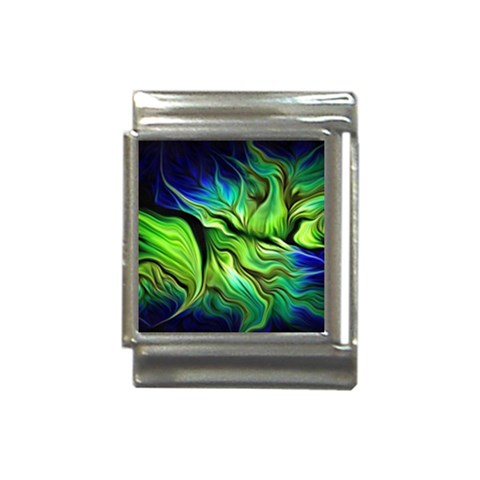 Fractal Art Pattern Abstract Fantasy Digital Italian Charm (13mm) from ArtsNow.com Front