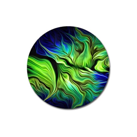 Fractal Art Pattern Abstract Fantasy Digital Magnet 3  (Round) from ArtsNow.com Front