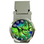 Fractal Art Pattern Abstract Fantasy Digital Money Clip Watches