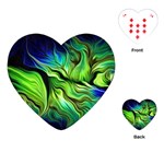 Fractal Art Pattern Abstract Fantasy Digital Playing Cards Single Design (Heart)