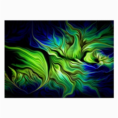 Fractal Art Pattern Abstract Fantasy Digital Large Glasses Cloth (2 Sides) from ArtsNow.com Back