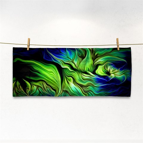 Fractal Art Pattern Abstract Fantasy Digital Hand Towel from ArtsNow.com Front