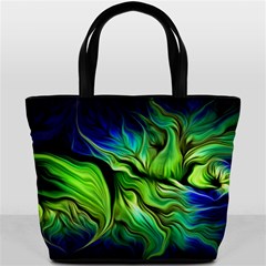 Fractal Art Pattern Abstract Fantasy Digital Bucket Bag from ArtsNow.com Front