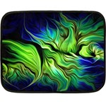 Fractal Art Pattern Abstract Fantasy Digital One Side Fleece Blanket (Mini)