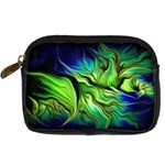 Fractal Art Pattern Abstract Fantasy Digital Digital Camera Leather Case