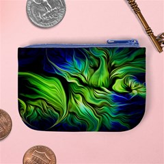 Fractal Art Pattern Abstract Fantasy Digital Mini Coin Purse from ArtsNow.com Back