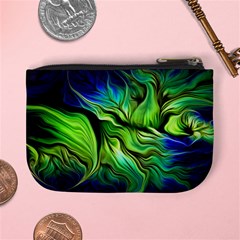 Fractal Art Pattern Abstract Fantasy Digital Mini Coin Purse from ArtsNow.com Back