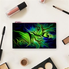 Fractal Art Pattern Abstract Fantasy Digital Cosmetic Bag (Small) from ArtsNow.com Front