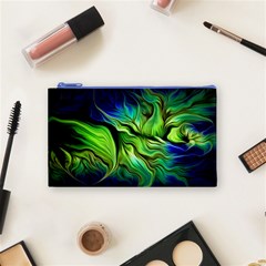 Fractal Art Pattern Abstract Fantasy Digital Cosmetic Bag (Small) from ArtsNow.com Front