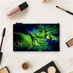 Fractal Art Pattern Abstract Fantasy Digital Cosmetic Bag (Small)