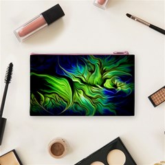Fractal Art Pattern Abstract Fantasy Digital Cosmetic Bag (Small) from ArtsNow.com Back