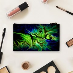 Fractal Art Pattern Abstract Fantasy Digital Cosmetic Bag (Small) from ArtsNow.com Back